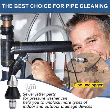 ⏳2025 New-Save 50%✨️Sewer cleaning tools High-pressure nozzle