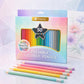 🎁50-Color Erasable Triangular Colored Pencils with Eraser Tips