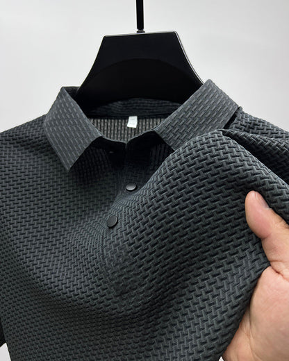 🎉Hot Sale 50% OFF🎉Men's ice silk breathable slim business short-sleeved