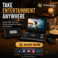 ⏰🎉Limited-time Offer: 54% OFF!🎉—📺 7.8" HD Portable DVD/EVD Player – Large Screen, Rechargeable & Compatible with DVD/CD/USB/SD