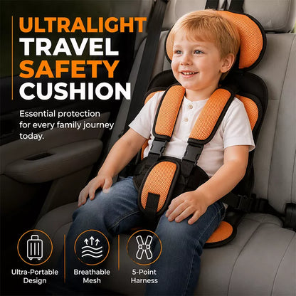 👶🛡️ 50% OFF! 🚙 Portable Child Car Seat – Cotton & Polyester, Lightweight & 5-Point Harness.