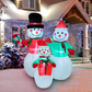 ☃️🎄New Design High Sales Christmas Inflatable Snowman Christmas Outdoor Decoration