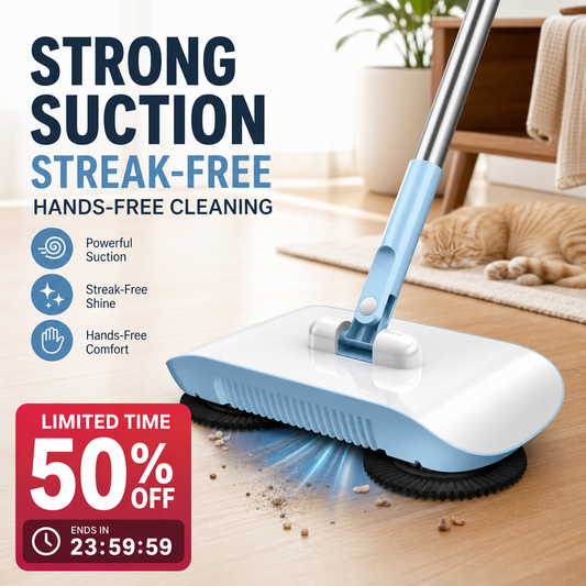 🤖 Limited Time 50% Off! 🔥Robot cleans for you with ease! 🧹SMART ROBOT VACUUM CLEANER MOP & BROOM