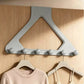 Cream Over the Door Hook Organizer Rack Heightened and Reinforced Punch Free Heavy Duty Coat Hat and Bag Hanging Rack for Bedroom