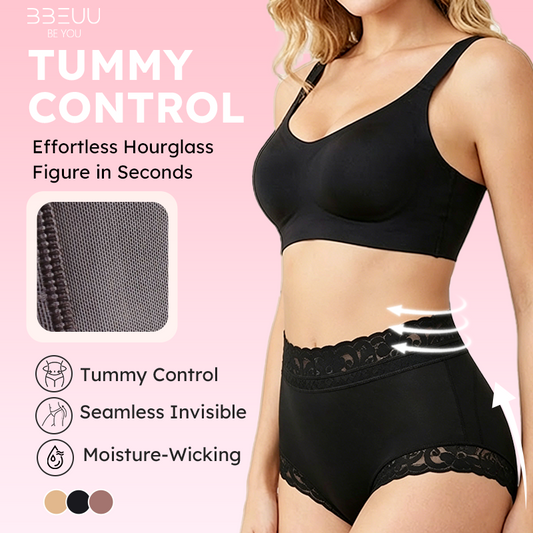 🔥🔥3PC High Waist Shapewear Panty with Anti-Slip Silicone Band - Stretchy Breathable & Seamless Tummy Control Butt Lifting for Everyday Confidence Women's Basic Minimalist Multi Colors 3Pcs Leg