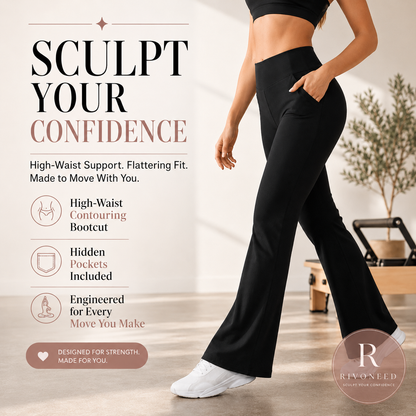 Women's Stretchy Bootcut Workout Pants