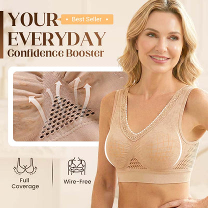 🎉🔥 Lace wireless bra that provides excellent support