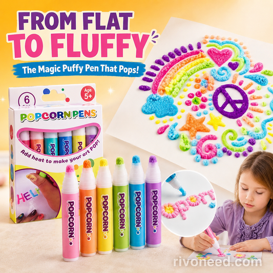 🎁DIY Bubble Popcorn Drawing Pens