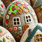 Patchwork Felt Easter Egg House DIY Kit