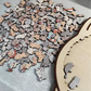 🎁Christmas Sale 51% OFF🎅135-Piece Morandi-Colored Cat Shaped Wooden Jigsaw Puzzle