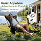 🪑Portable, adjustable folding chair for outdoor use – Lightweight, sturdy, and versatile – Ideal for the garden, camping, the beach, or the patio – Easy to transport and set up 🏕️✨