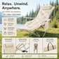 🪑Portable, adjustable folding chair for outdoor use – Lightweight, sturdy, and versatile – Ideal for the garden, camping, the beach, or the patio – Easy to transport and set up 🏕️✨