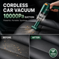 🚗🪶Cordless Car Vacuum with 10,000Pa Suction & Washable HEPA Filter🧰