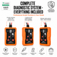 Professional 4-Mode Fuel Injector Tester & Cleaner Tool