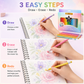 🎁50-Color Erasable Triangular Colored Pencils with Eraser Tips