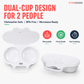 Dual Cavity Microwave Egg Poacher