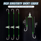 Double-Hook Carp Fishing Rig with 8 cm Quick-Connect PE Leader