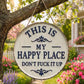 🌸Spring Promotion - 50% OFF🌸  “This Is My Happy Place” Door Sign