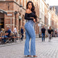🔥Exclusive design👖Stretch Flare Jeans With A High Waist