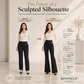 Women's High-Waist Flared Trousers