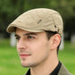 Adjustable Breathable Flat Cap for Men