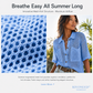Women's Short Sleeve Knit Button-Down Shirt