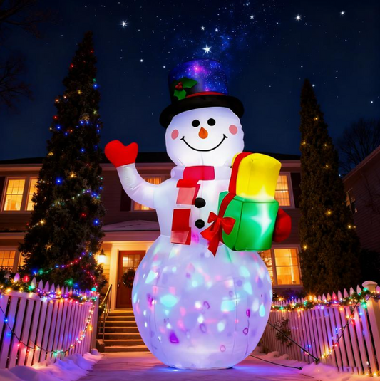 ☃️🎄New Design High Sales Christmas Inflatable Snowman Christmas Outdoor Decoration
