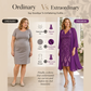 Women’s V-Neck Dress & Sheer Long Jacket Set
