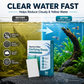 🐠 BUY 1 GET 1 FREE! ✨ AQUARIUM CLARIFYING SHEETS - Crystal Clear Water in 24 Hours, Removes Odors and Impurities, Safe for All Fish and Plants 🌿🔮
