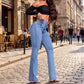 🔥Exclusive design👖Stretch Flare Jeans With A High Waist