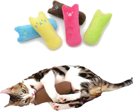 Creative scratching post for cats with catnip and chewable cushion for gnawing, perfect for cats
