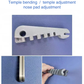 DIY tool for adjusting the temple