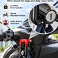 Front-Mounted Helmet Lock for Motorcycles