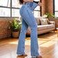 🔥Exclusive design👖Stretch Flare Jeans With A High Waist