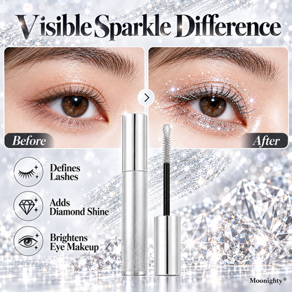 ✨Glitter Mascara: Waterproof and Smudge-Proof👁️