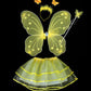 Rechargeable Electric Fairy Wings with LED Lights & Music