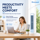 ❄️Portable USB Tower Fan (5 speeds) – compact, powerful, and versatile – perfect for the office, bedroom, and on the go