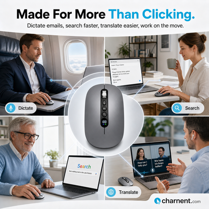 📢📢50% OFF !! ⏰Wireless AI Smart Voice Mouse