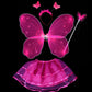 Rechargeable Electric Fairy Wings with LED Lights & Music