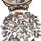 🎁Christmas Sale 51% OFF🎅135-Piece Morandi-Colored Cat Shaped Wooden Jigsaw Puzzle