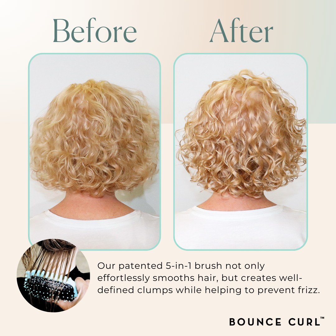 Bounce Curl Define EdgeLift Brush Before & After