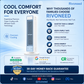 ❄️Portable USB Tower Fan (5 speeds) – compact, powerful, and versatile – perfect for the office, bedroom, and on the go