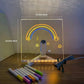 ✨LAST WEEK SPECIAL Offer : 50% off!⏳🎨Luminous Led Drawing Board For Children