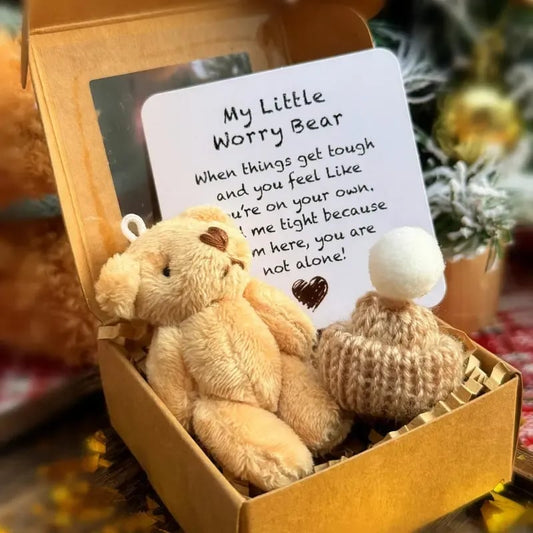 🐻Limited-Time Offer: 60% OFF!🎁Handmade Mini Plush Teddy Bear in Box