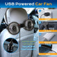 📢📢50% OFF !! ⏰ Dual Head USB Car Seat Fan – 360° Rotatable, 3 Speeds, Quiet & Powerful 🚗
