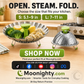 🥦Adjustable and foldable stainless steel steaming basket