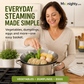 🥦Adjustable and foldable stainless steel steaming basket
