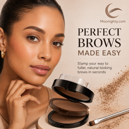 💞HOT SALE 50% OFF✨Instant Adjustable Eyebrow Stamp – Two‑color brow powder, waterproof & smudge‑proof. Natural, full brows in seconds! 💕🎀-Q