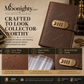 🎁Transparent-Pocket Currency Collectors Album, Top-Grade PU Leather, Password Lock, Durable Material, Secure Protection