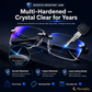 👓Frameless, ultralight reading glasses with a diamond-cut finish